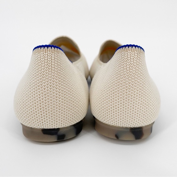 Rothy’s The Almond Loafer in Vanilla Bean Ballet Flat Mule Ivory Cream Neutral - Picture 7 of 7